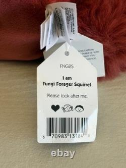Jellycat Extremely Rare Retired Fungi Forager Squirrel, Neuf Avec Étiquettes, Authentique