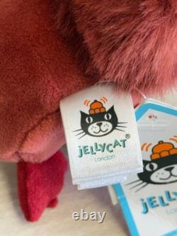 Jellycat Extremely Rare Retired Fungi Forager Squirrel, Neuf Avec Étiquettes, Authentique