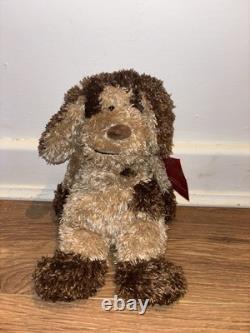 Jellycat Extrêmement Rare Peluche Medium Bunglie Dylan Dog - Neuf Avec Étiquettes Attachées