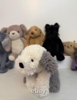Jellycat Extrêmement Rare Retiré Curvie Chien Mouton Neuf Avec Étiquettes Authentique