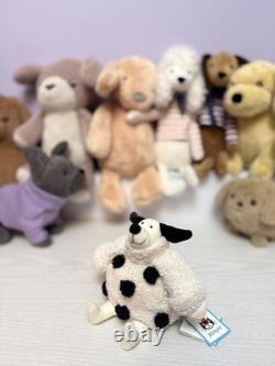 Jellycat Extrêmement Rare Retiré Poloneck Peeker Chien Dalmatien, Neuf Avec Étiquettes