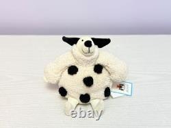 Jellycat Extrêmement Rare Retiré Poloneck Peeker Chien Dalmatien, Neuf Avec Étiquettes