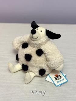Jellycat Extrêmement Rare Retiré Poloneck Peeker Chien Dalmatien, Neuf Avec Étiquettes