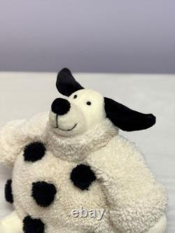 Jellycat Extrêmement Rare Retiré Poloneck Peeker Chien Dalmatien, Neuf Avec Étiquettes