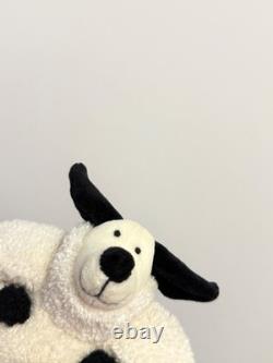 Jellycat Extrêmement Rare Retiré Poloneck Peeker Chien Dalmatien, Neuf Avec Étiquettes
