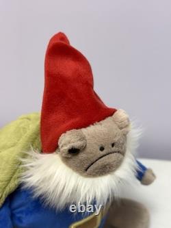 Jellycat Gnome de jardin Timmy Turtle extrêmement rare, neuf avec étiquettes, authentique