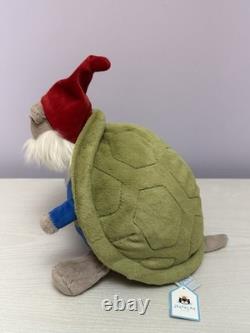 Jellycat Gnome de jardin Timmy Turtle extrêmement rare, neuf avec étiquettes, authentique