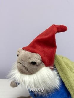 Jellycat Gnome de jardin Timmy Turtle extrêmement rare, neuf avec étiquettes, authentique