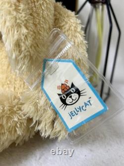 Jellycat Grand Lapin Crème Ancien Ami Extrêmement Rare Retraité Étiquettes Vintage