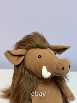 Jellycat Jackadee Warthog extrêmement rare et retiré de la vente, tout neuf avec étiquettes, authentique