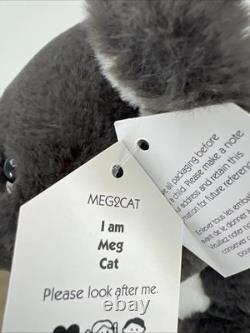 Jellycat Meg Cat, encore tout neuf avec les étiquettes, Retiré et Extrêmement Rare