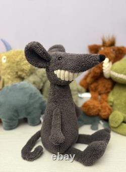 Jellycat Retiré Et Extrêmement Rare Rat Denté Tout Neuf Avec Étiquettes Authentique