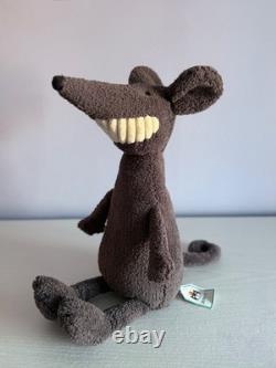 Jellycat Retiré Et Extrêmement Rare Rat Denté Tout Neuf Avec Étiquettes Authentique
