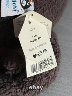 Jellycat Retiré Et Extrêmement Rare Rat Denté Tout Neuf Avec Étiquettes Authentique