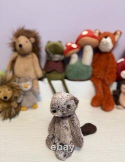 Jellycat extrêmement rare petit castor Bashful retiré, neuf sans étiquettes, authentique