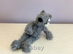 Jellycat extrêmement rare, petit loup Scamp gris retiré de la vente, neuf avec étiquette, authentique