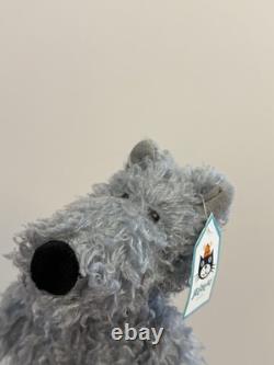 Jellycat extrêmement rare, petit loup Scamp gris retiré de la vente, neuf avec étiquette, authentique