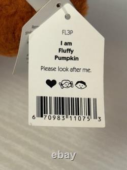 Jellycat extrêmement rare, petit potiron duveteux retiré de la vente, neuf avec étiquettes, authentique