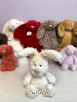 Jellycat lapin angora petit, extrêmement rare et retiré de la collection, neuf sans étiquette, authentique