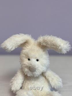 Jellycat lapin angora petit, extrêmement rare et retiré de la collection, neuf sans étiquette, authentique