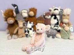 Jellycat porcelet Sweetie extrêmement rare, tout neuf avec étiquettes, authentique