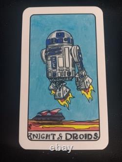 Jeu de tarot Star Wars, extrêmement rare, œuvre originale dessinée à la main, neuf sous blister scellé