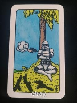 Jeu de tarot Star Wars, extrêmement rare, œuvre originale dessinée à la main, neuf sous blister scellé