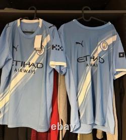 John Stones Man City 25/26 Édition Spéciale Chemise Sur Mesure 1/50 Extrêmement Rare