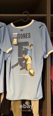 John Stones Man City 25/26 Édition Spéciale Chemise Sur Mesure 1/50 Extrêmement Rare