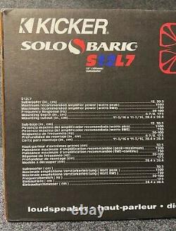 Kicker Solo-baric S12l7 Dual 4 Ohm Rare Old School Extremely Dard To Find New