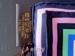 LOUIS VUITTON Takashi Murakami Carré en Soie Extrêmement Rare NEUF avec Boîte