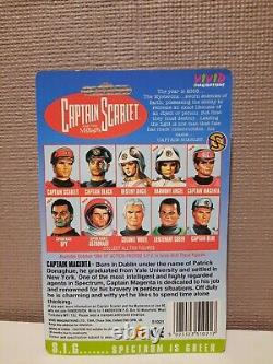 La nouvelle série extrêmement rare de cartes vintage 1994 sous blister du Capitaine Magenta de Capitaine Scarlet.