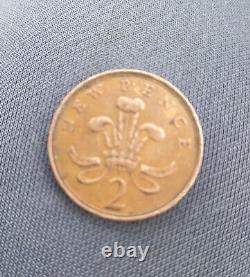 La pièce de 2 pence britannique 'New Pence' de 1971 est une trouvaille extrêmement rare.