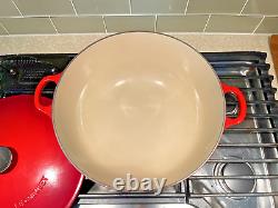 Le Creuset La Marmite en fonte extrêmement RARE NEUVE 7,25 qt-64156 (1994) NEUVE