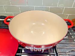 Le Creuset La Marmite en fonte extrêmement RARE NEUVE 7,25 qt-64156 (1994) NEUVE
