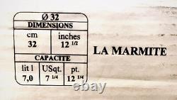 Le Creuset La Marmite en fonte extrêmement RARE NEUVE 7,25 qt-64156 (1994) NEUVE