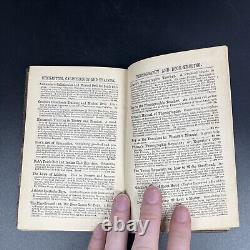 Le livre de récitations et dialogues de Wilson 1869, extrêmement rare, New York