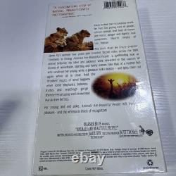Les animaux sont de belles personnes VHS vidéo (1974) extrêmement rare neuf scellé