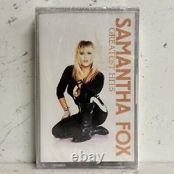 Les plus grands succès de Samantha Fox, cassette extrêmement rare MCQED046, neuve et scellée, Jive.