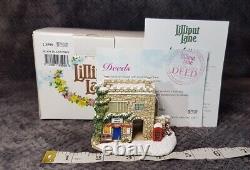 Lilliput Lane BLANCHLAND POST 2013 Extrêmement #Rare Tout Neuf Noël enneigé