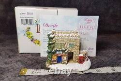 Lilliput Lane BLANCHLAND POST 2013 Extrêmement #Rare Tout Neuf Noël enneigé