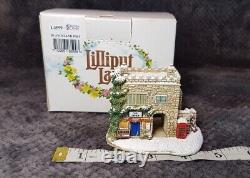 Lilliput Lane BLANCHLAND POST 2013 Extrêmement #Rare Tout Neuf Noël enneigé