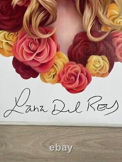 Lithographie de boutique signée par Lana Del Rey, édition limitée et extrêmement rare