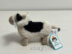 Little Jellycat Extrêmement Rare Jouet à Squeak Vache Barn Buddy, Neuf Avec Étiquettes, Authentique