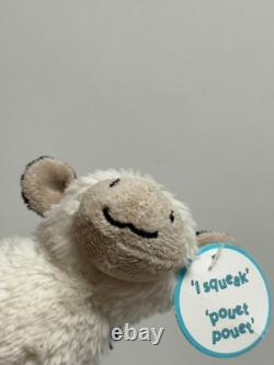 Little Jellycat Extrêmement Rare Jouet à Squeak Vache Barn Buddy, Neuf Avec Étiquettes, Authentique