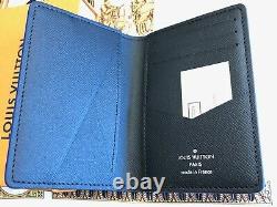 Louis Vuitton Damier Graphite Pocket Organizer Carte Impression Extrêmement Rare Sold Out