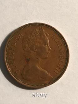 MONNAIE DE 2 PENCE NEUVE TRÈS RARE À COLLECTIONNER