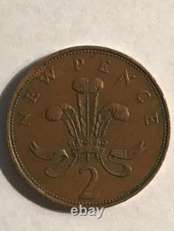MONNAIE DE 2 PENCE NEUVE TRÈS RARE À COLLECTIONNER