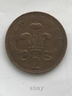 MONNAIE DE 2 PENCE NEUVE TRÈS RARE À COLLECTIONNER