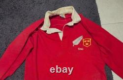 Maillot de rugby du Munster (Irlande) contre les All Blacks de Nouvelle-Zélande de 1989 – extrêmement rare